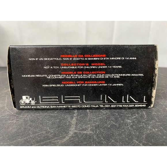 Brumm Metal Model R53 FIAT 500 PUBBLICITARIO 500C RAMAZZOTTI  1/43 red van - Picture 2 of 5